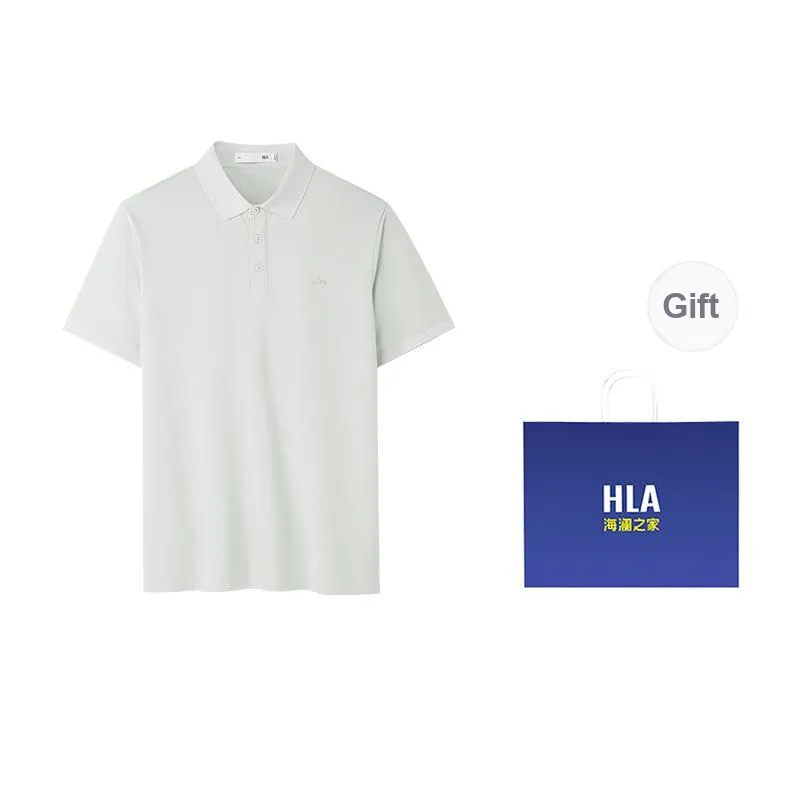 HLA Short Sleeved Polo Shirt Men's-3