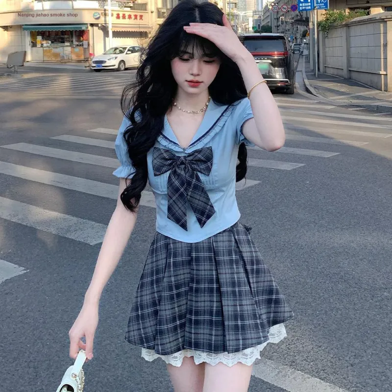 FLIM Two Piece Skirt Sets Women's-5