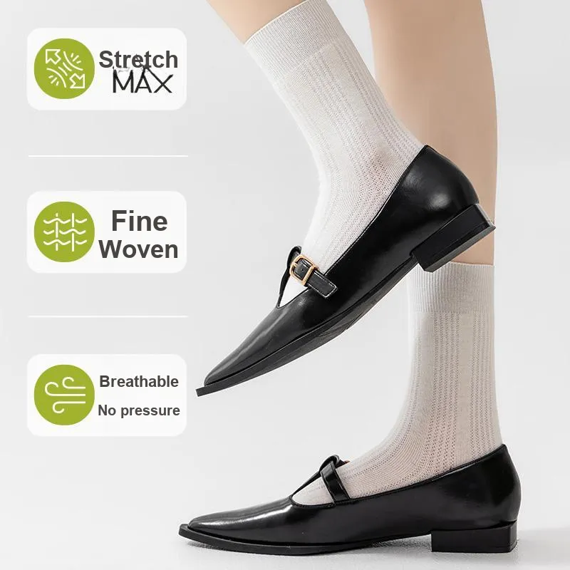 Top Melon Mid Calf Socks Women's Combo Set-14