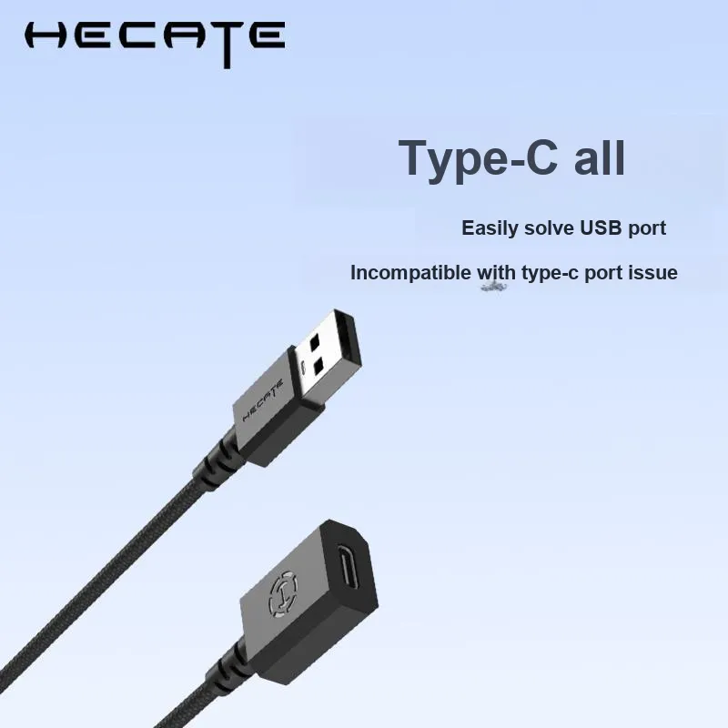 Edifier L01 1.5m One Drag One USB-A To Tpye-C Anti-Interference Data Adapter Cable-3