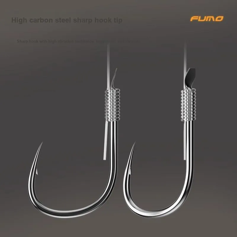 Labor Day Fridge Sales Wild Fishing Black Pit Barbed Hook 1 Box, 10 Pairs