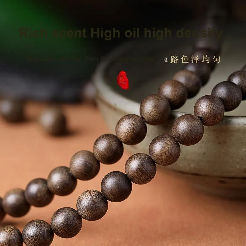 Royal Heaven's Choice Agarwood Beaded Bracelet For Women's Women's-2