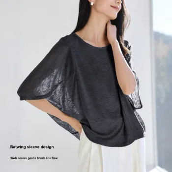 IHIMI Batwing Sleeve T Shirt Women's