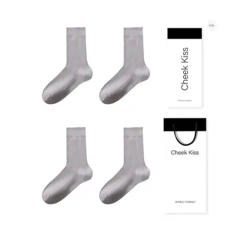 Cheekkiss Mid-Calf Socks Men's Box 4-Pack