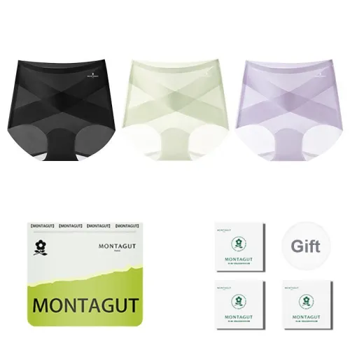 Montagut Underpants Women's Shopping Bag 3 Pack