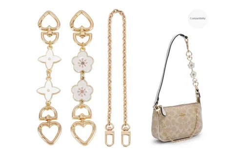 Lan Bao Fan Metal Bag Accessory Women's Sand
