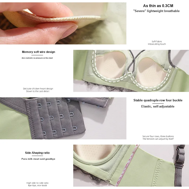 QIANLINGMEI Women's Bras-6