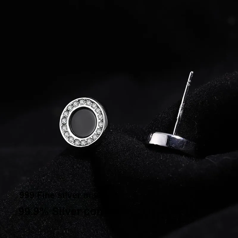 MAGICPOLE Agate Stud Earrings Unisex-6