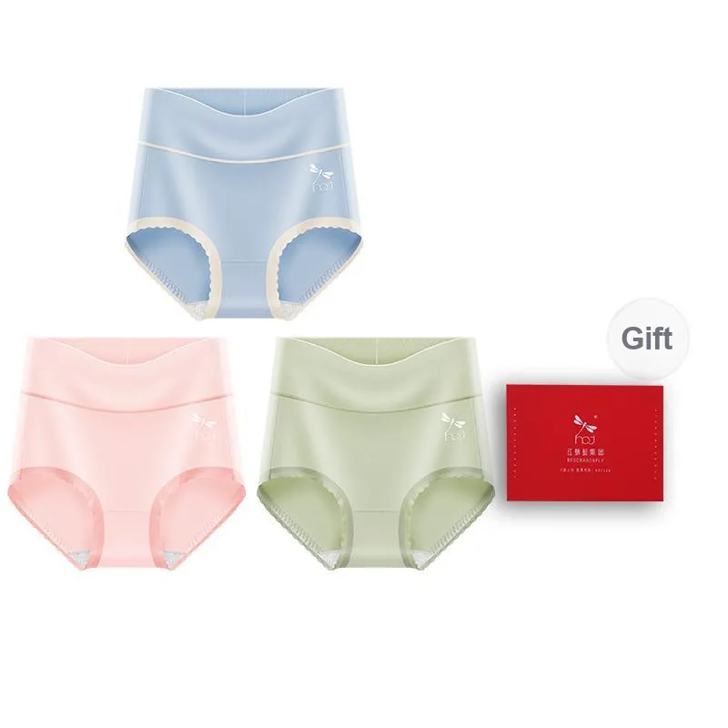 RED DRAGONFLY Cotton Panties Women's Combination Gift Box Set-11