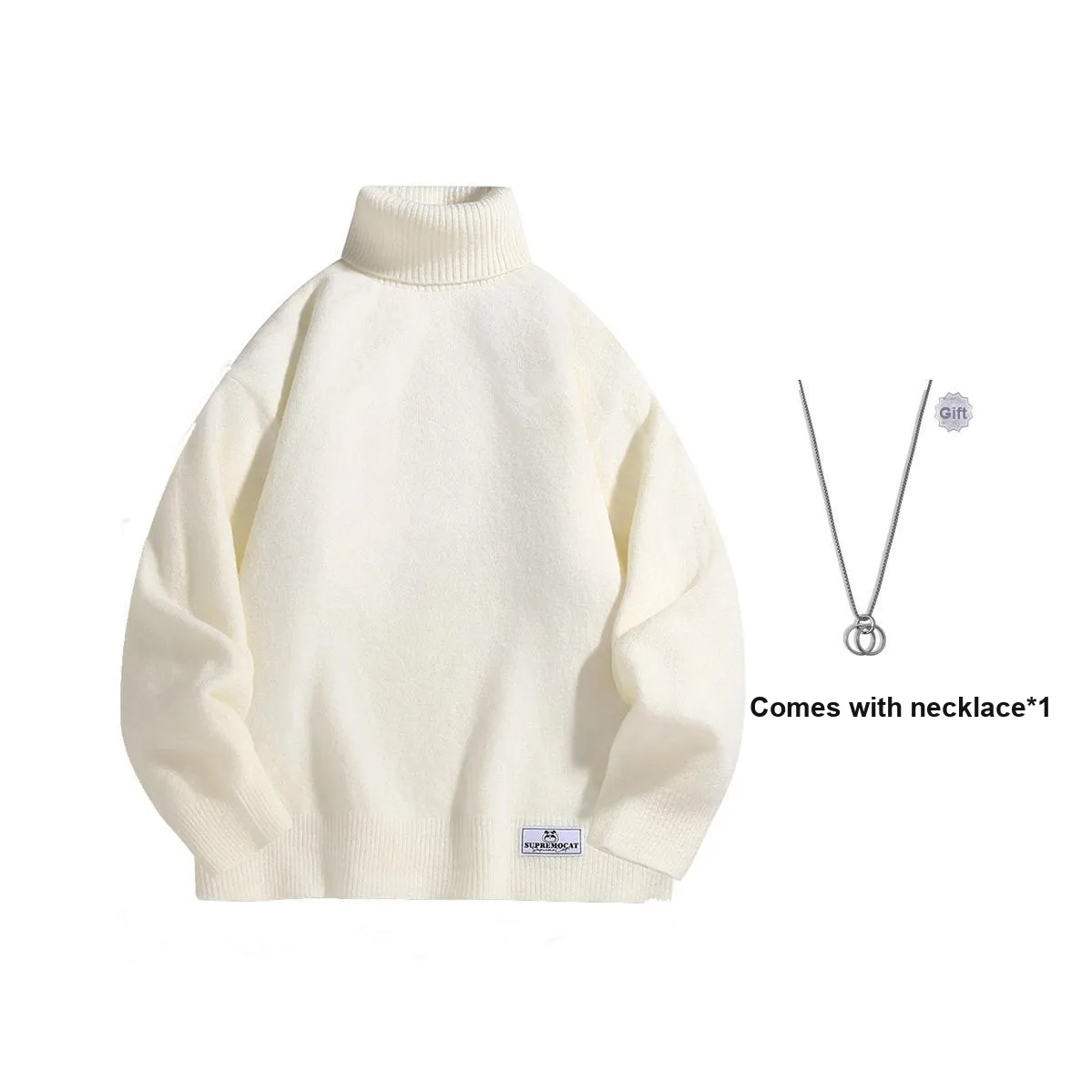 Supremo Cat Трикотаж Унисекс с ожерельем