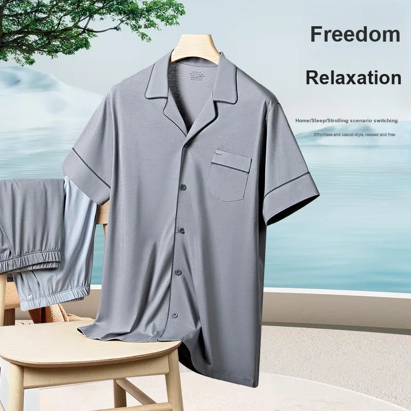 DUINIDESIYU Pajama Set Men's Gift Box Set-2