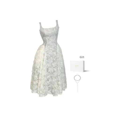 GJFD Абрикос Розовый Женские Платья Без Рукавов