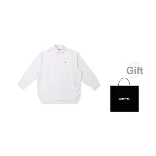 SMFK Снежно-горный белый сумка для покупок женские рубашки