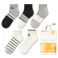 Gray & Black+Black & White+Gray+Stripes+White (5 Pack)