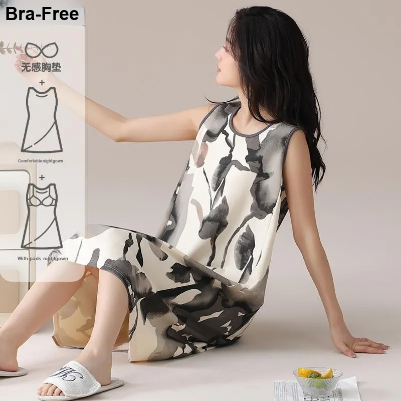 BONAS Nightgown Women's Ink Wind-3