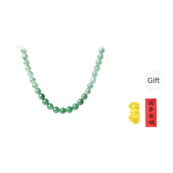 Chongqing Gold Store African Emerald Jade Necklaces Women's