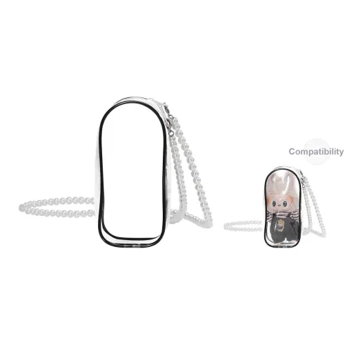 Lan Bao Fan Силиконовая сумка Аксессуар Женская серебряная черная прозрачная