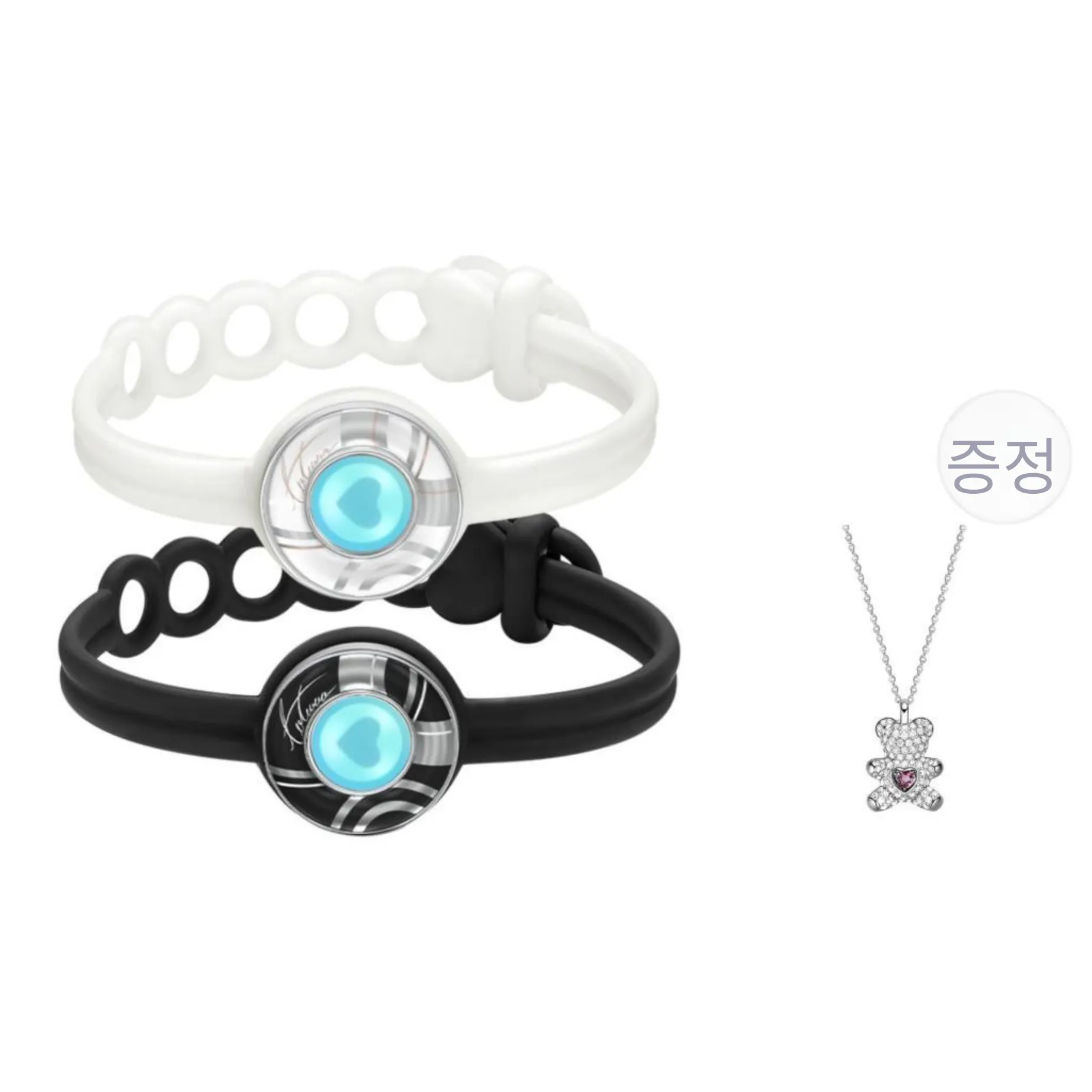 TOTWOO Silicone, Steel Bracelet Pair Unisex