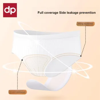 DIPUAI Disposable Underwear Women's Box 8 Pack White