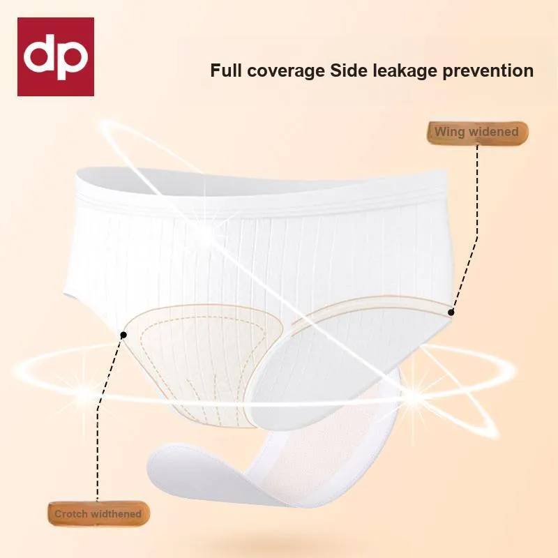 DIPUAI Disposable Underwear Women's Box 8 Pack White-0