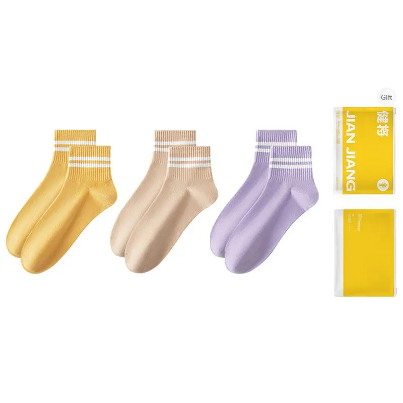 Master Mid Calf Socks Women's Shopping Bag Combo Set-14