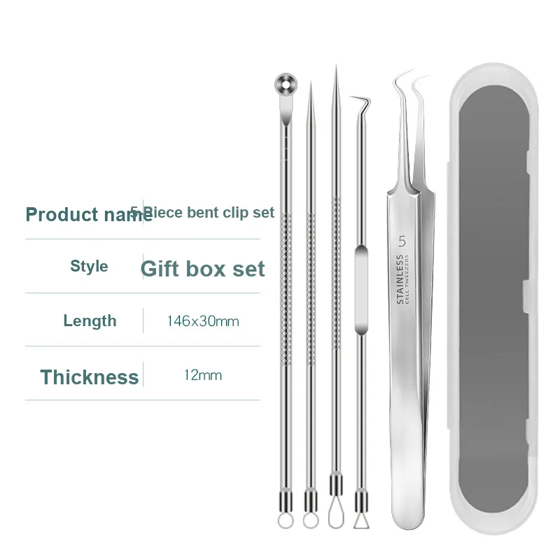 JIANYINGSHU Pimple Extractor Blackhead Extractor Set With Closed End Picking Tools For Acne Cleansing, Home Use-21