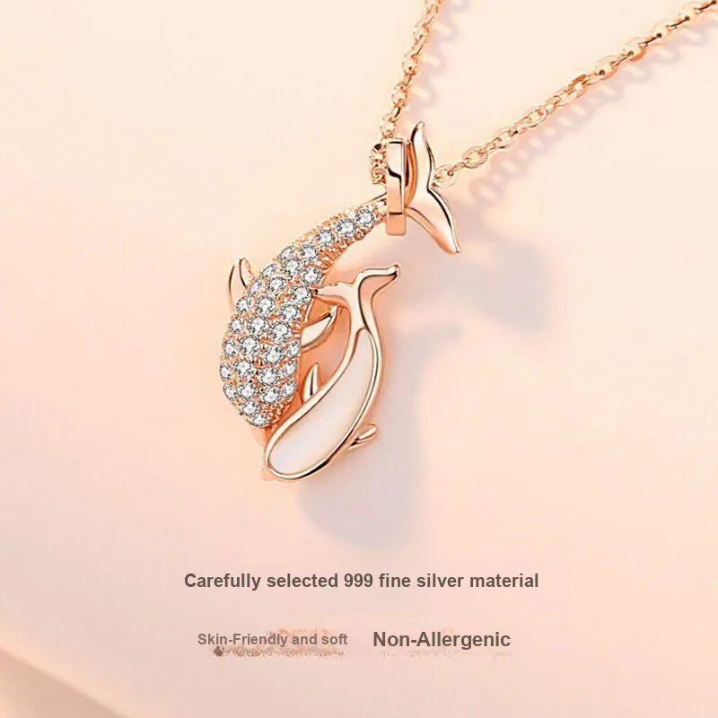 KEMLAIDA 999 Fine Silver Necklaces Women's-4