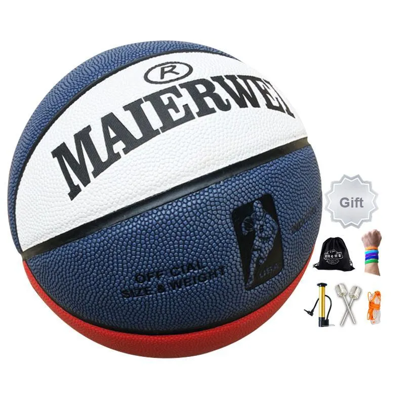 Melway PU Basketball Multicolor No. 5/6/7 Training Unisex-10