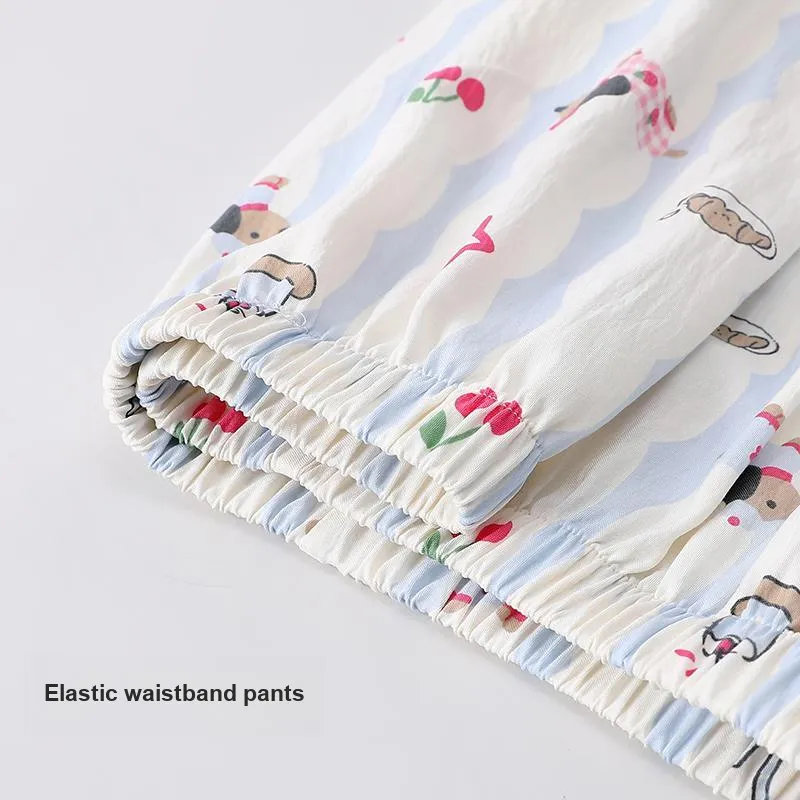 Top Melon Pajama Set Women's Image Color-5