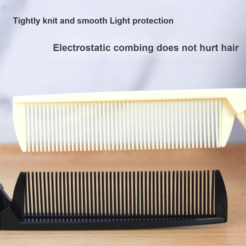 Malian Dual Purpose Foldable Comb Compact, Portable, Anti Static, Good Looking-2
