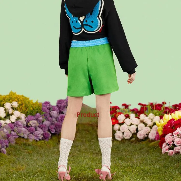 GUCCI Chinese New Year Casual Shorts Women's Green-4