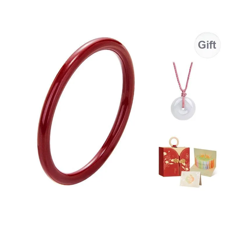 MAMADESHOUHU Cinnabar Continuous Good Luck, All The Best Bangle Women's-5
