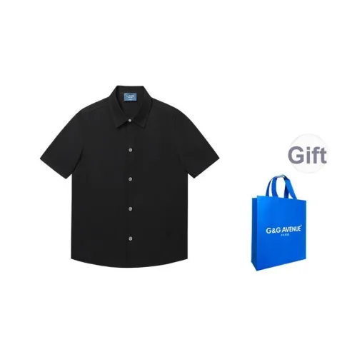 G&G AVENUE Черные Унисекс Рубашки