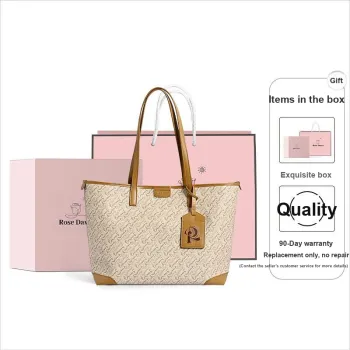 ROSEDAWN PVC Shoulder Bag Tote Bag Regular Women's Brown/Black