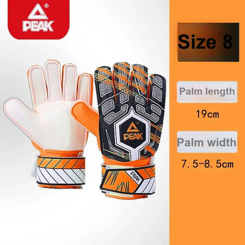 PEAK Soccer Goalkeeper Glove With Finger Protection Latex Unisex-2
