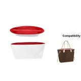 Red-Open-Style Liner-Neverfull Medium Size