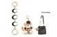 [One Shoulder]Moon Extender Chain+Free Bear Pendant