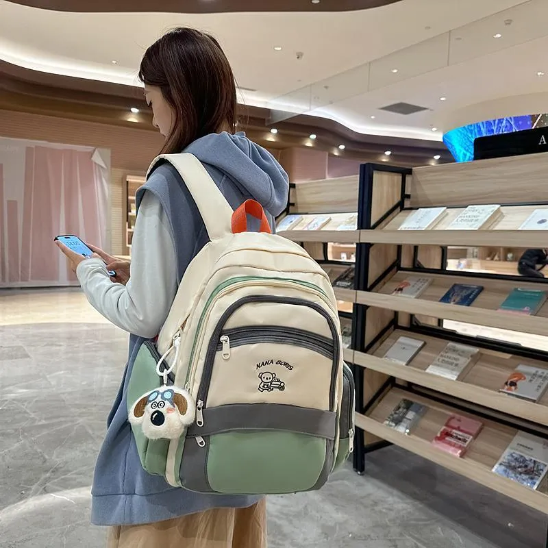 Debecca Nylon Backpack Unisex Multicolor-12