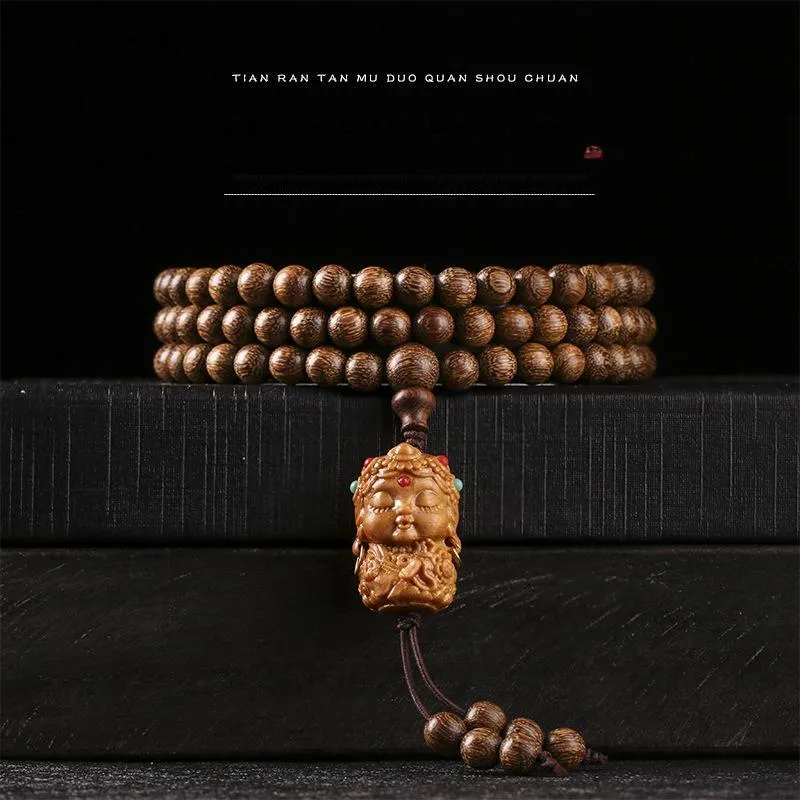 Yuxin Golden Sandalwood Bracelets Unisex-3