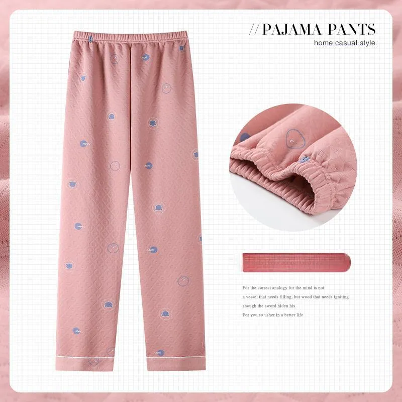 MIIOW Pajama Pants Women's Pink-1