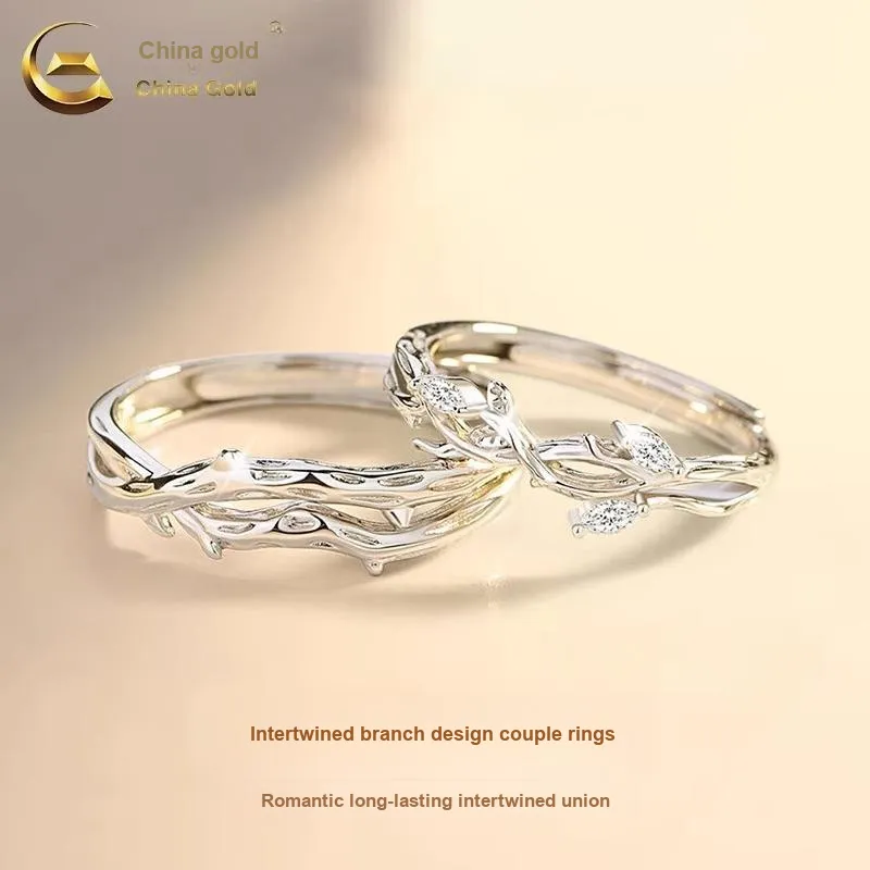 CHINA GOLD Processing Topazes Rings Unisex-1