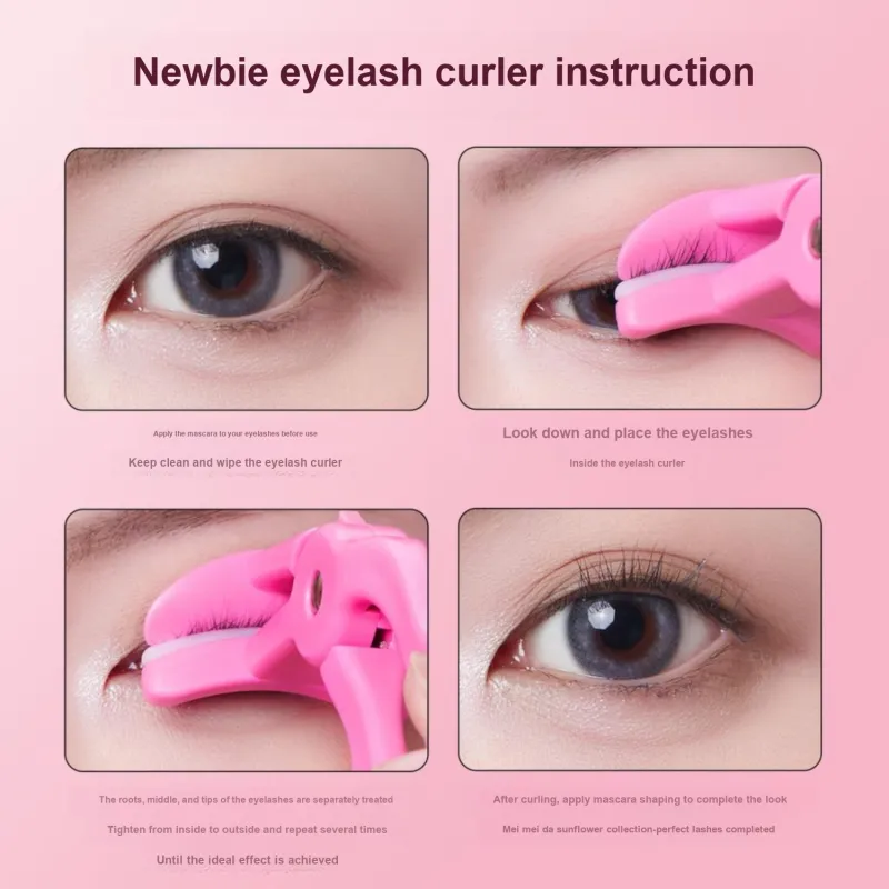 GECOMO One Click Eyelash Curler Curling Styling-1