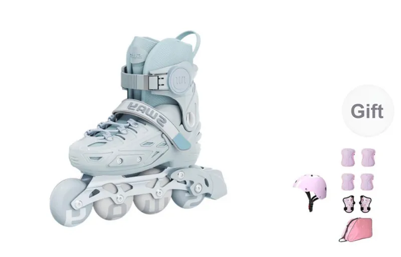 Sway Roller Skates TPR/PP Eco Friendly Material Casual Freestyle Dual Use Unisex S/M/L Pink/Blue-4
