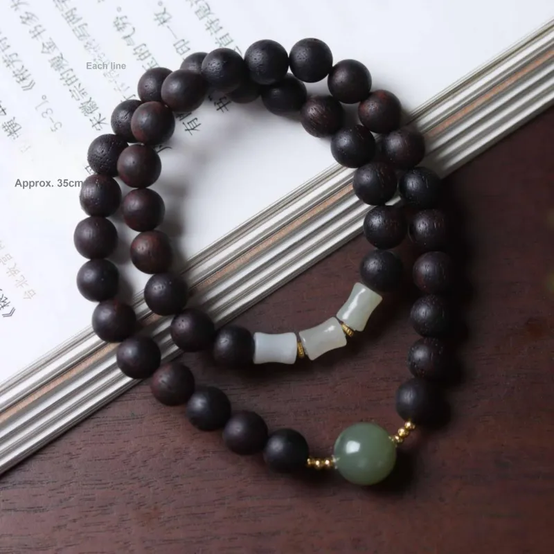 TIANTAISHAN Agarrattan Wooden Bracelets Unisex-4
