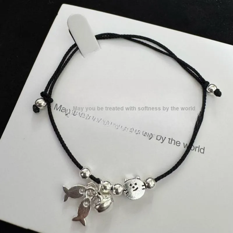 QUIET LOVE Alloy Rope Bracelets Unisex-1