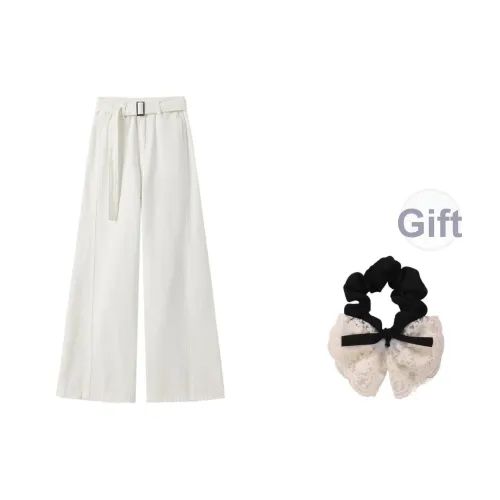 SYEEE WITH U Лунный серый Брюки Женские Джинсы