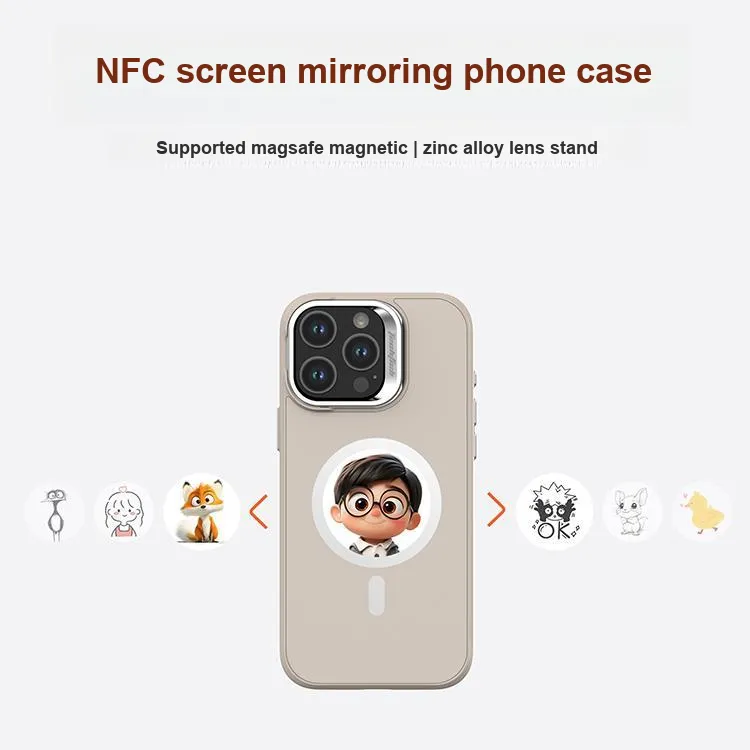 KEJIYU Silicone Material Smart Ink Screen Phone Case Phone Cases Apple-2