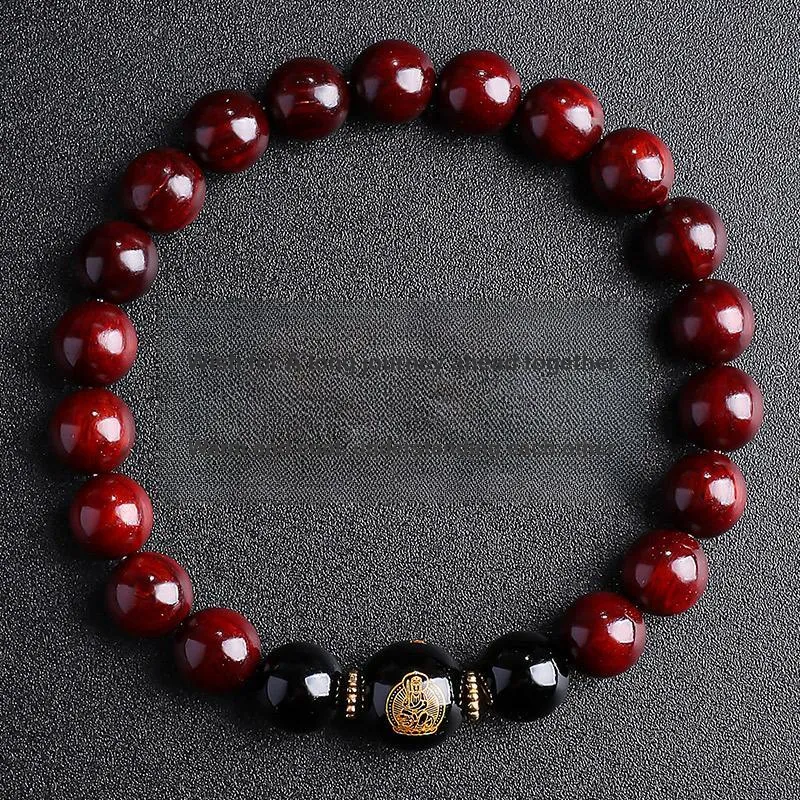 MUSHENGYUAN Rosewood Bracelets Unisex-19