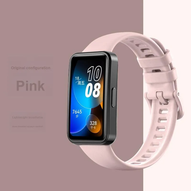 STEWPIGO Huawei Compatibility Watch Band 19.7cm Silicone Material-34