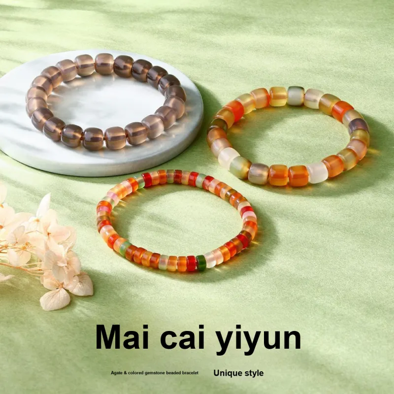 LAOMIAO Agate Bracelets Women's-1